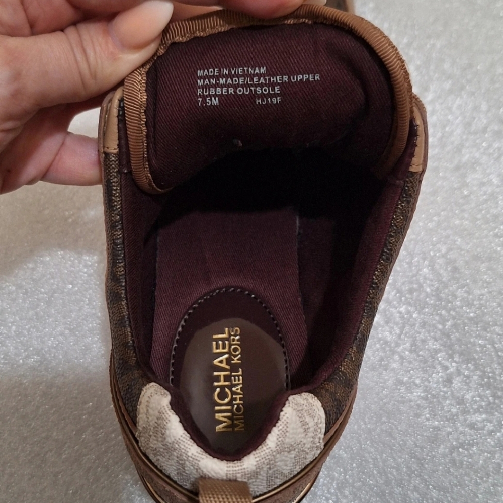 Michael Kors Brown and Tan Sneakers - Picture 5 of 5